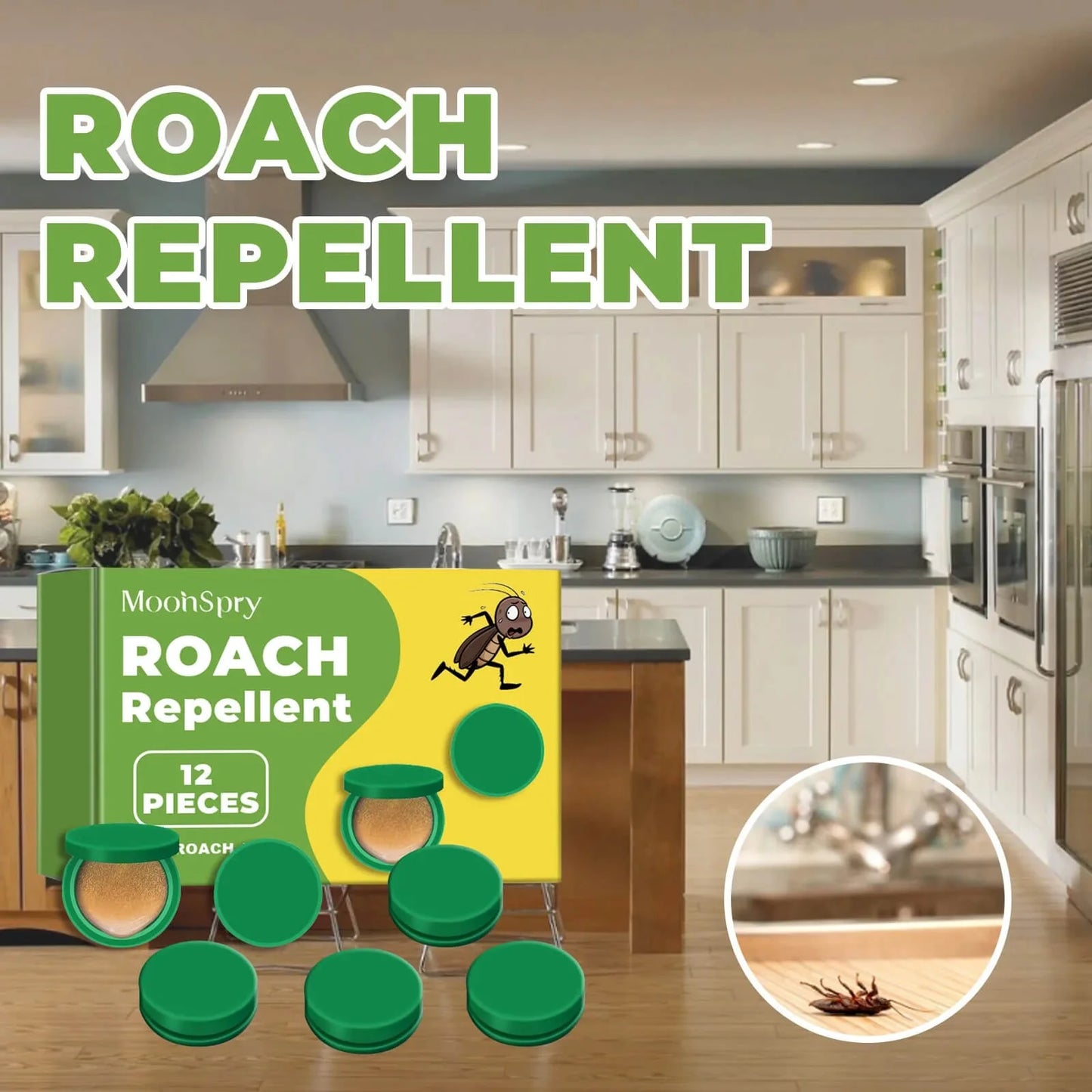 RoachShield Natural Gel – Safe & Powerful Cockroach Killer for Kitchens, Bathrooms & Cabinets