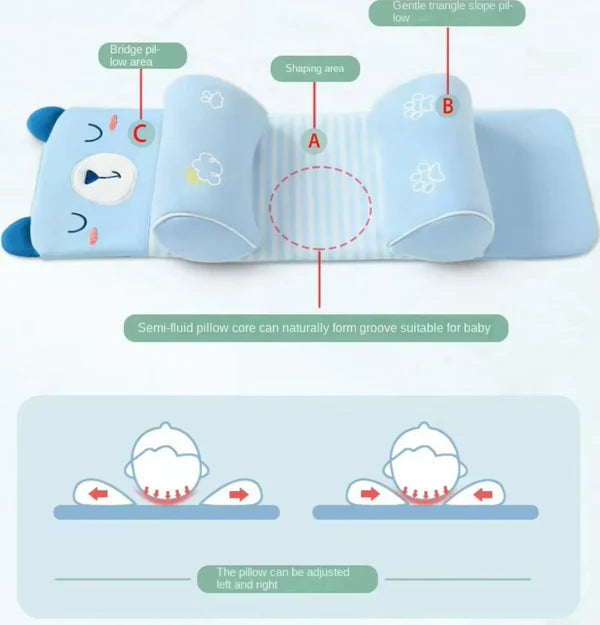DreamNest™ Baby pillow - Baby Shaping Head Support Pillow